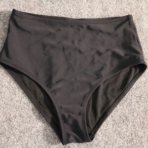 Old Navy Black High-Waisted Bikini Bottoms
